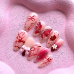 طراحی پروانه و پیشی قرمز